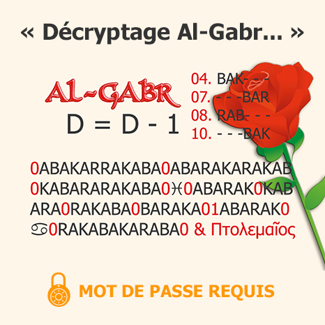 Decryptage de Al-Gabr : 19-11-2014